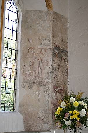 Cerne Abbas - Detail of Wall Painting